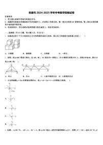 阜康市2024-2025学年中考数学四模试卷含解析