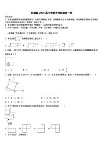 巴塘县2025届中考数学考前最后一卷含解析