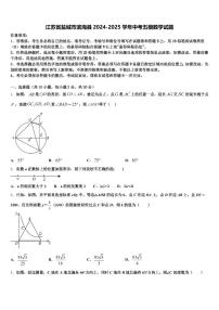 江苏省盐城市滨海县2024-2025学年中考五模数学试题含解析