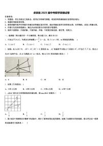 卓资县2025届中考数学四模试卷含解析