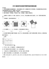 2025届龙岩市永定县中考数学适应性模拟试题含解析