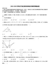 2024-2025学年辽宁省辽阳市宏伟区中考数学押题试卷含解析