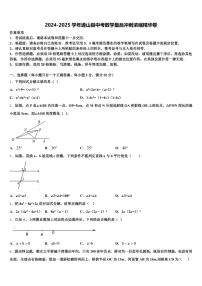 2024-2025学年通山县中考数学最后冲刺浓缩精华卷含解析