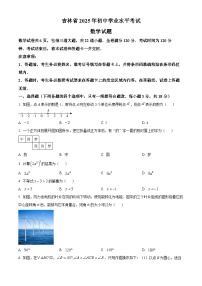 2025年吉林省中考数学真题（含解析）