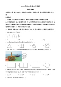 2025年山东省中考数学真题（含解析）