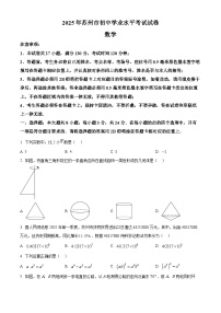 2025年江苏省苏州市中考数学真题（含解析）