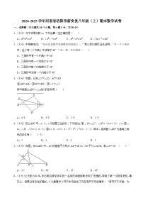 河南省洛阳市新安县2024-2025学年八年级上学期1月期末数学试题+