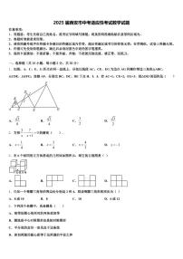 2025届西安市中考适应性考试数学试题含解析
