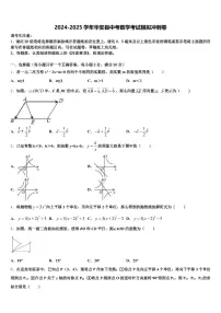 2024-2025学年华安县中考数学考试模拟冲刺卷含解析