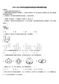 2024-2025学年河北省保定市南市区中考联考数学试题含解析