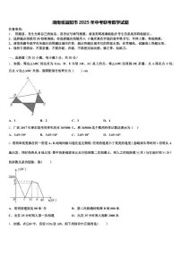 湖南省益阳市2025年中考联考数学试题含解析