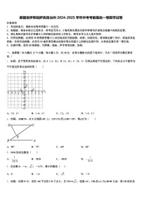 新疆省伊犁哈萨克自治州2024-2025学年中考考前最后一卷数学试卷含解析