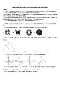 成都市金堂县2024-2025学年中考适应性考试数学试题含解析