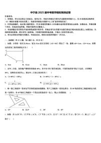 中宁县2025届中考数学模拟预测试卷含解析