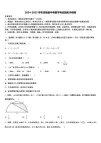2024-2025学年贡嘎县中考数学考试模拟冲刺卷含解析