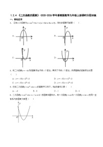 浙教版（2024）九年级上册二次函数的图象精练