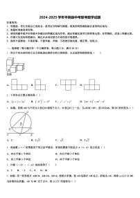 2024-2025学年平阴县中考联考数学试题含解析