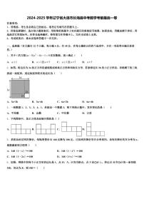 2024-2025学年辽宁省大连市长海县中考数学考前最后一卷含解析