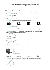 广东省广州市中国教育科学研究院荔湾实验学校九年级2025年中考二模数学试卷（含答案解析）