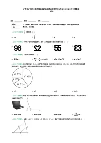 广东省广州市中国教育科学研究院荔湾实验学校九年级2025年中考二模数学试卷（含答案解析）