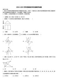 2024-2025学年渭源县中考五模数学试题含解析
