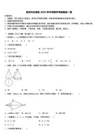 自贡市沿滩区2025年中考数学考前最后一卷含解析
