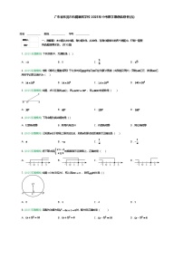 广东省东莞市石碣新民学校2025年中考数学原创信息卷(五)（含答案解析）
