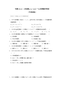 初中数学人教版（2024）九年级上册二次函数同步训练题