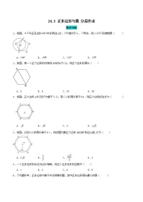 初中数学人教版（2024）九年级上册正多边形和圆课时训练