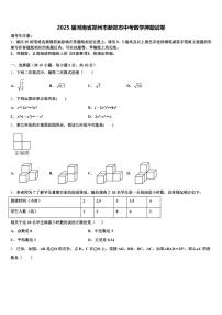 2025届河南省郑州市新郑市中考数学押题试卷含解析