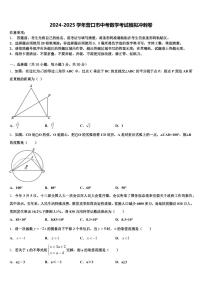 2024-2025学年营口市中考数学考试模拟冲刺卷含解析