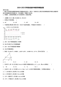 2024-2025学年彰武县中考数学押题试卷含解析