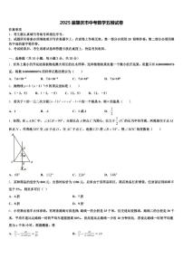 2025届肇庆市中考数学五模试卷含解析