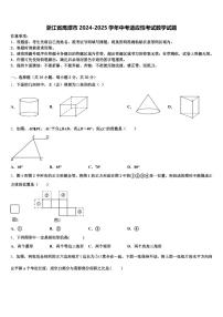 浙江省鹰潭市2024-2025学年中考适应性考试数学试题含解析