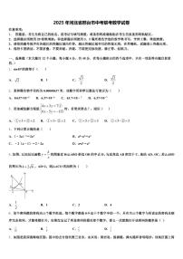 2025年河北省邢台市中考联考数学试卷含解析