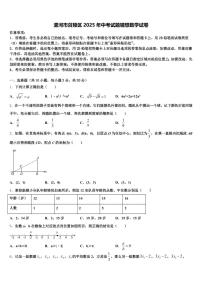 漯河市召陵区2025年中考试题猜想数学试卷含解析