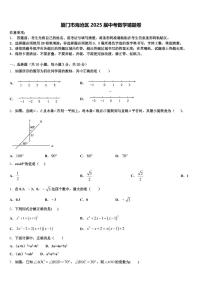 厦门市海沧区2025届中考数学猜题卷含解析