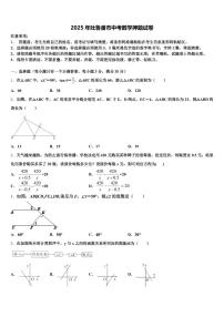 2025年吐鲁番市中考数学押题试卷含解析