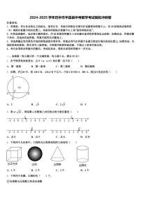 2024-2025学年巴中市平昌县中考数学考试模拟冲刺卷含解析