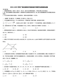 2024-2025学年广西壮族桂林市临桂县中考数学全真模拟试题含解析