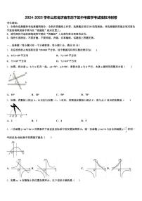 2024-2025学年山东省济南市历下区中考数学考试模拟冲刺卷含解析