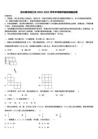 佳木斯市同江市2024-2025学年中考数学模拟精编试卷含解析