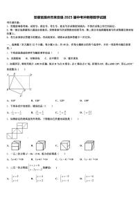 安徽省滁州市来安县2025届中考冲刺卷数学试题含解析