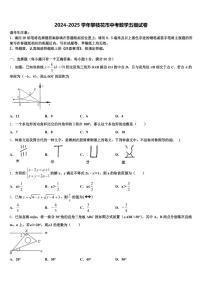 2024-2025学年攀枝花市中考数学五模试卷含解析