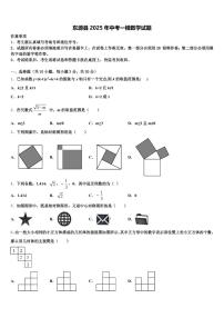 东源县2025年中考一模数学试题含解析