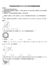 广西壮族崇左市凭祥市2024-2025学年中考押题数学预测卷含解析