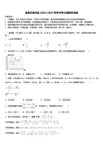 宜春市袁州区2024-2025学年中考三模数学试题含解析