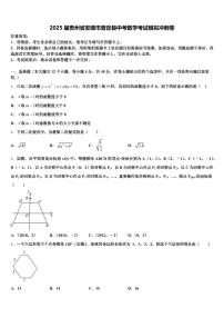 2025届贵州省安顺市普定县中考数学考试模拟冲刺卷含解析