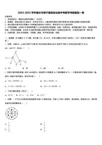 2024-2025学年丽水市景宁畲族自治县中考数学考前最后一卷含解析