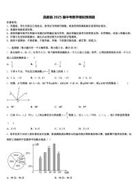 昌都县2025届中考数学模拟预测题含解析